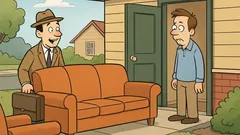 Gag: A man came to my door