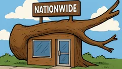 Joke: Nationwide’s first branch must’ve looked ridiculous