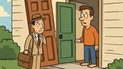 Joke: Toughest job I ever had? Selling doors