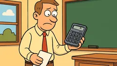 Joke: Someone stole my broken calculator, and