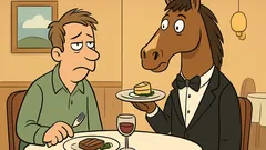 Joke: I ate horse at a restaurant once