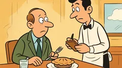 Joke: Pardon me, waiter, what kind of pie?