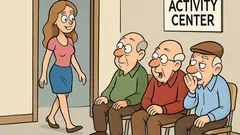 Joke: When the new activities director walked in