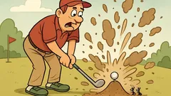 Joke: A golfer’s drive lands on anthill