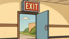 Joke: Exit signs are on the way...