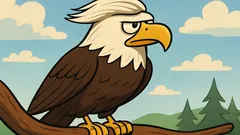 Joke: How do you recognize a bald eagle?
