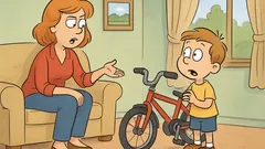 Joke: Kid asks mom for a bike