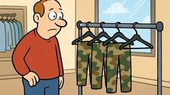 Joke: I went to buy some camouflage pants