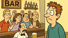 Joke: A guy walks into a bar